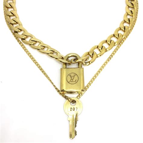 louis vuitton padlock necklace price
